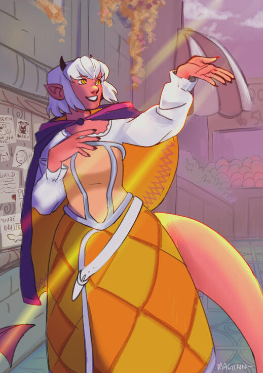 Ciphi, Artfight 2025 owned by Miscellenny