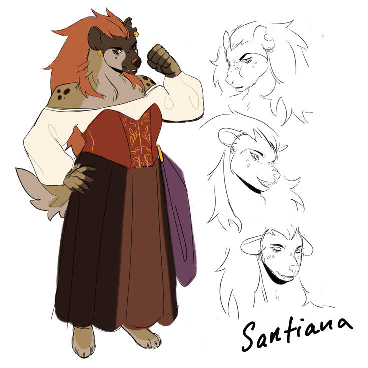 Rime of the Frostmaiden Gnoll Character