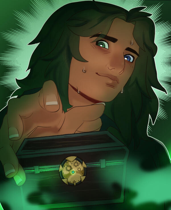 Chainfisher, Artfight 2025 owned by Ghost-QWQ